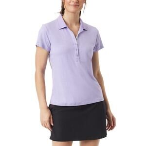 Bass Outdoor Women's Performance Polo T-Shirt - ORCHID PETAL NWT Size XL